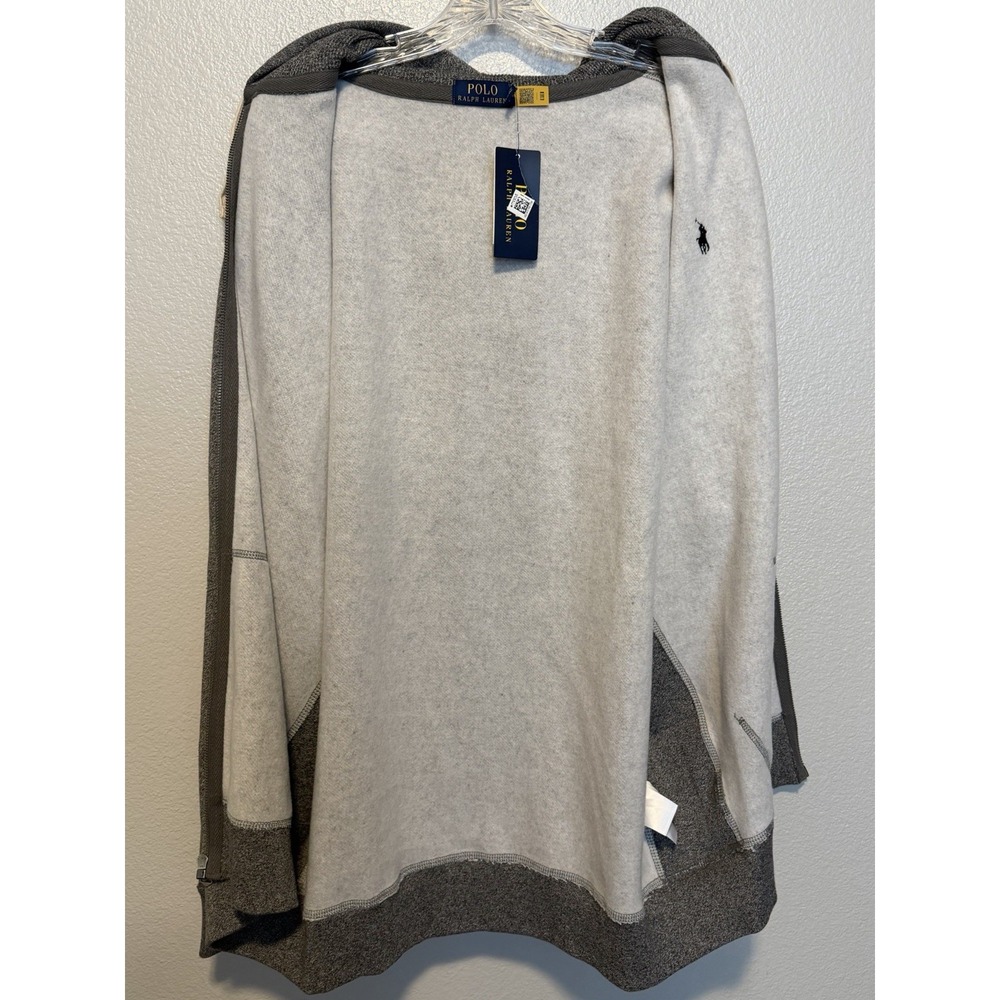 POLO Ralph Lauren Core Replen XXL Full Zip Hoodie Mens Alaskan Heather NWT - Picture 8 of 8